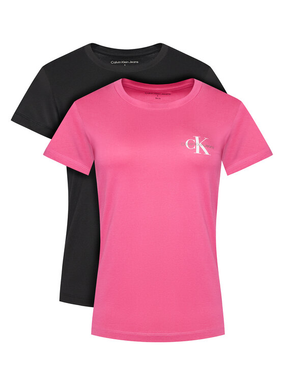 Calvin Klein Jeans Calvin Klein Jeans 2 t-kreklu komplekts J20J219734 Daudzkrāsains Slim Fit