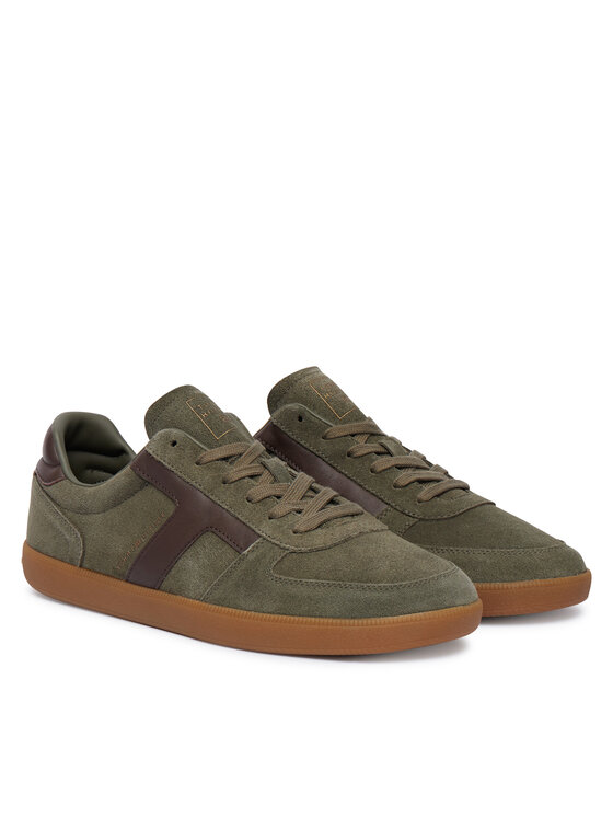 Tommy Hilfiger Tommy Hilfiger Сникърси Th Tribeca Sneaker Suede FM0FM06069 Тъмнозелен
