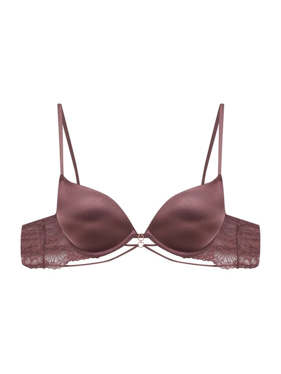 Esotiq Esotiq Biustonosz push-up 41773 Brązowy