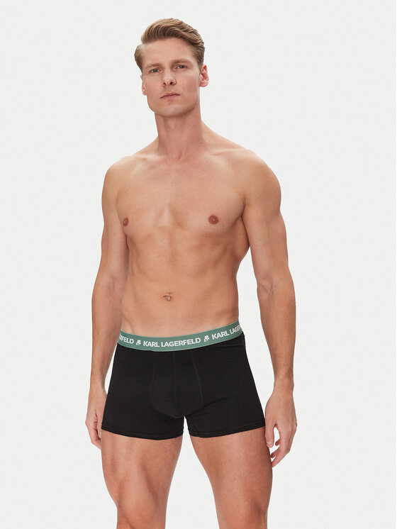 KARL LAGERFELD KARL LAGERFELD Set di 3 boxer A1M47021 Nero