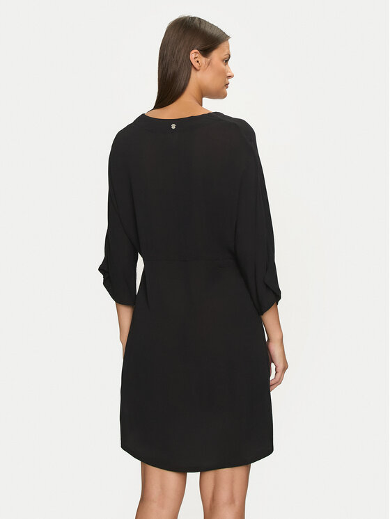 Roxy Roxy Плажна рокля Seaside Sky ERJX603386 Черен Regular Fit