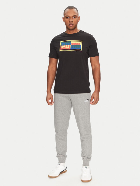 Puma Puma Spodnie dresowe Ess 684714 Szary Regular Fit