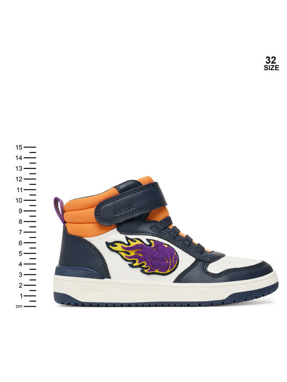 Geox Geox Sneakersy J Washiba J56LQC 054FU C0899 S Bílá