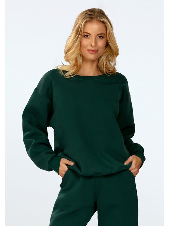 DKaren Sport DKaren Sport Bluza Rehema Zielony Relaxed Fit