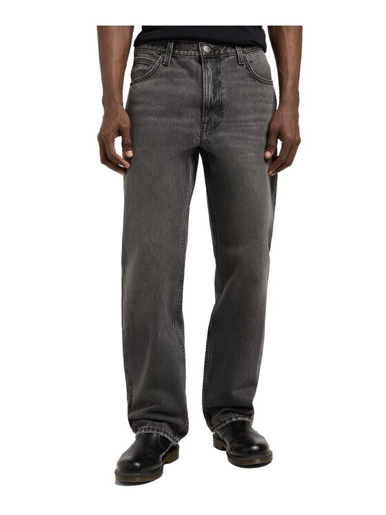 Lee Lee Jeansy 112370686 Szary Relaxed Fit