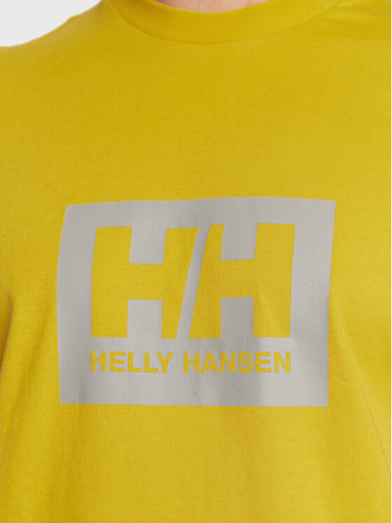 Helly Hansen Helly Hansen Тишърт Box 53285 Жълт Regular Fit