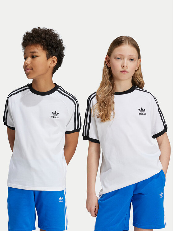adidas adidas T-Shirt 3-Stripes JE0515 Bílá Regular Fit