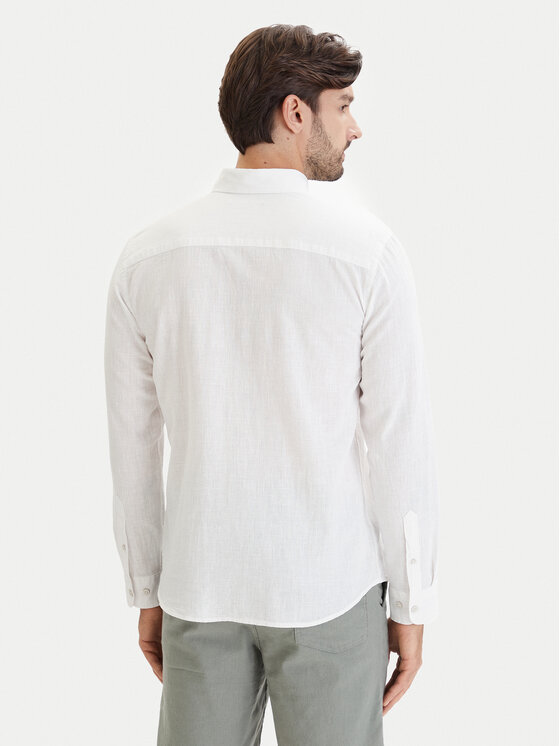 Jack & Jones Jack & Jones Koszula Blusummer 12293269 Biały Regular Fit