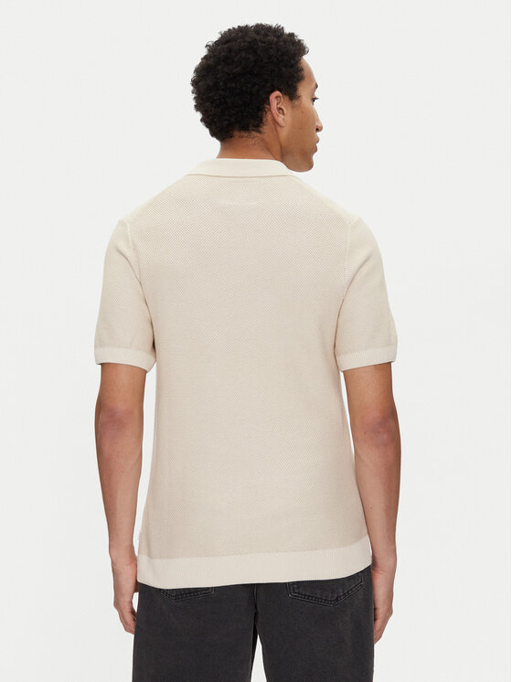Jack & Jones Jack & Jones Polokošeľa Ceaston 12273012 Béžová Regular Fit