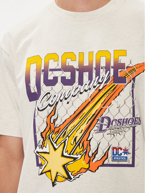 DC Shoes DC Shoes T-Shirt Showtime Starz Hss ADYZT05344 Bílá Regular Fit