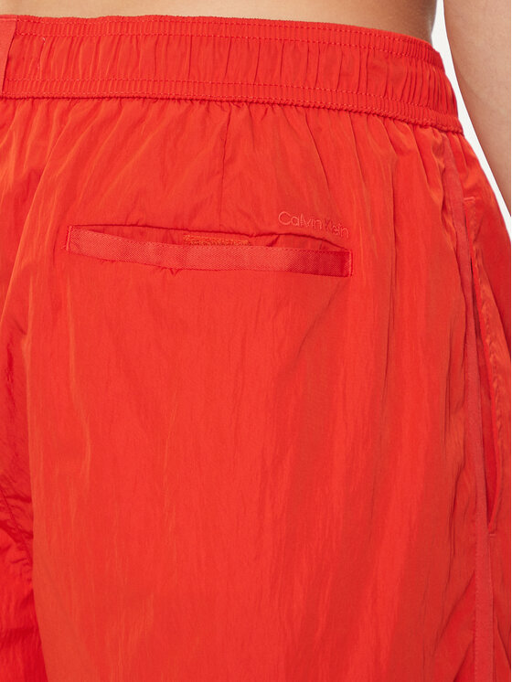 Calvin Klein Swimwear Calvin Klein Swimwear Szorty kąpielowe KM0KM01048 Czerwony Regular Fit
