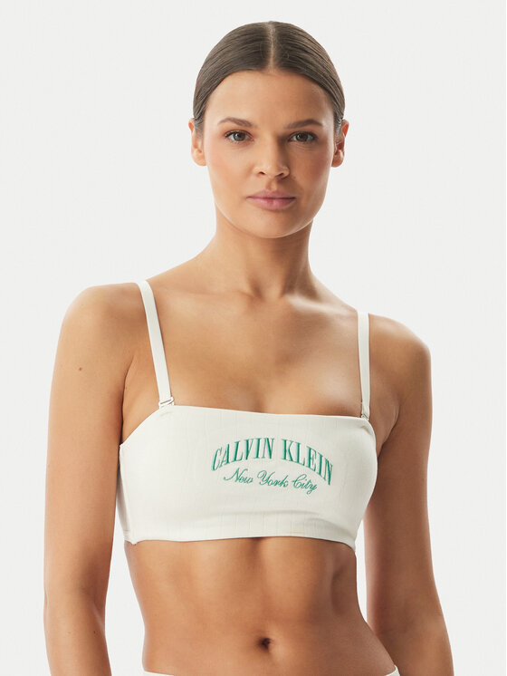 Calvin Klein Underwear Calvin Klein Underwear Сутиен-топ LV00QF8710 Кремав