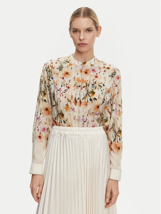 Luisa Spagnoli Luisa Spagnoli Cămașă Baronessa 541745 Bej Regular Fit