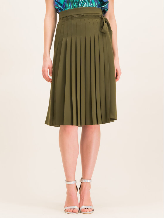 Gonna plissettata Caruso 71010520 Verde Regular