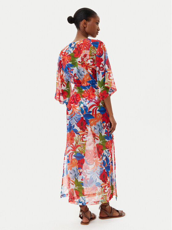 Selmark Selmark Rochie de plajă BL596 Colorat Relaxed Fit