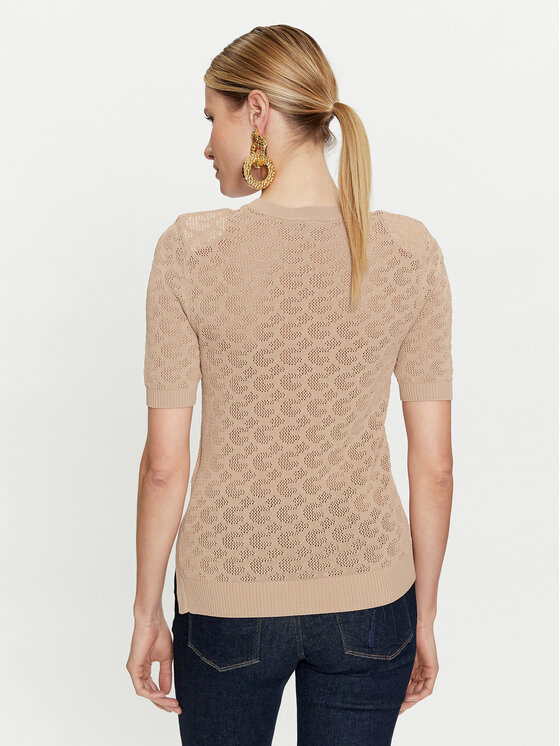 Guess Guess Džemperis Belle W4GR15 Z36O0 Bēšs Regular Fit