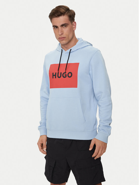 Férfi Pulóver HUGO, Méret: L, Kék, Duratschi223 50473168