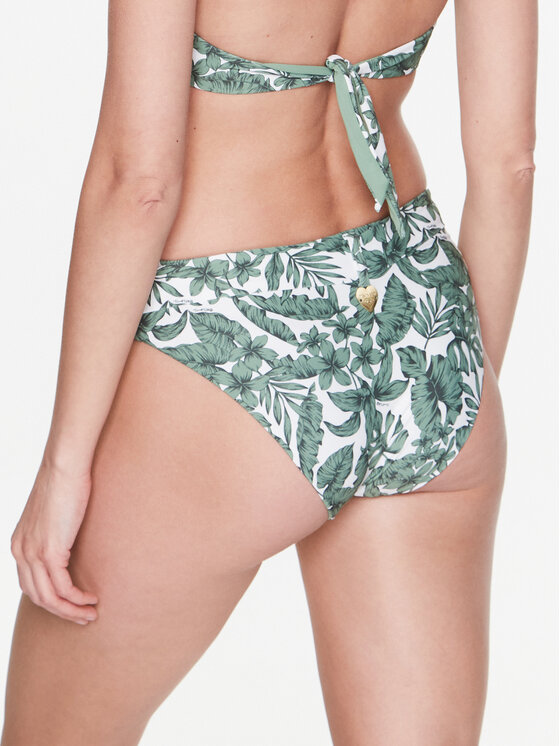 TWINSET TWINSET Bikini apakšdaļa 231LMMB66 Zaļš