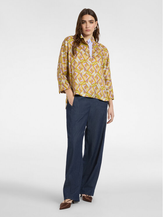 Elena Mirò Elena Mirò Bluzka 2153Z200040N001 Fioletowy Regular Fit
