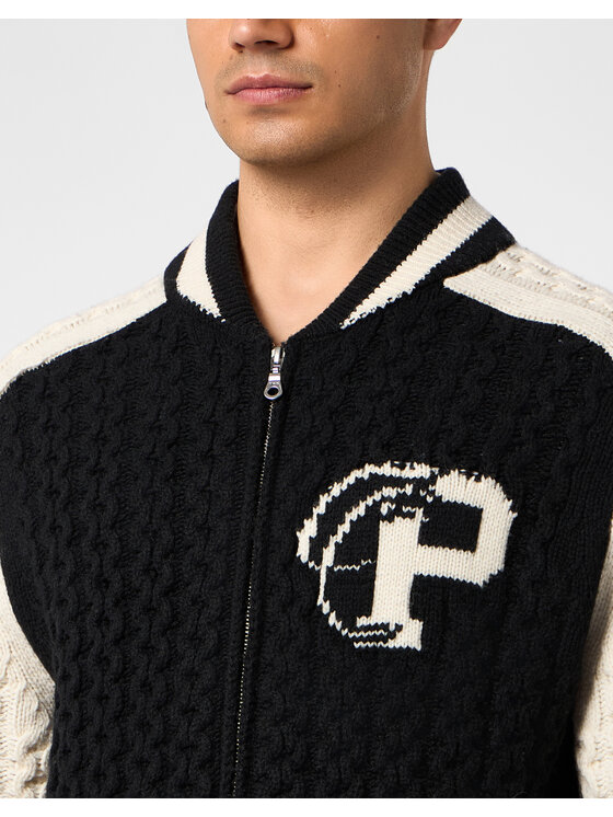 PHILIPP PLEIN PHILIPP PLEIN Bluza 31418 Czarny Regular Fit
