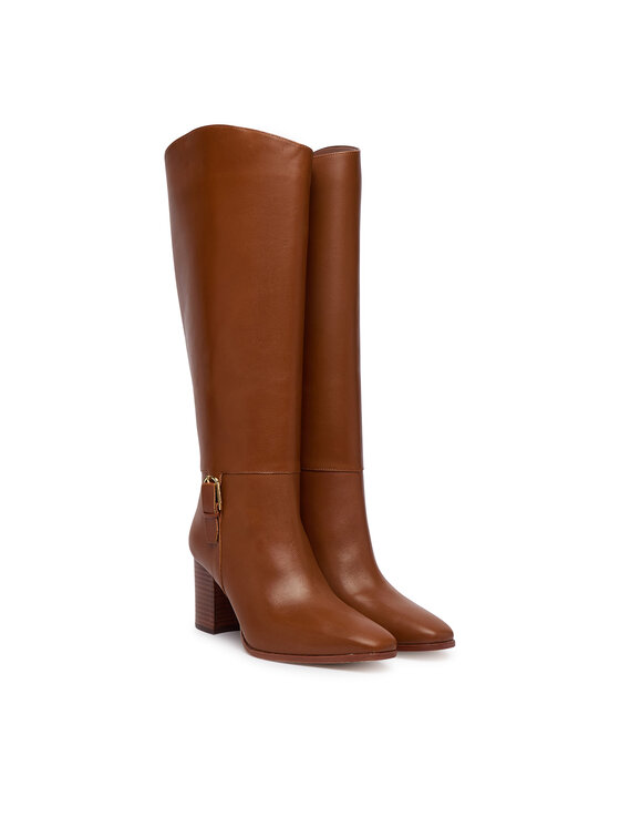 LAUREN RALPH LAUREN LAUREN RALPH LAUREN Kozaki Rlyn Bk T Hl Bo Tal 802P15660001 Brązowy