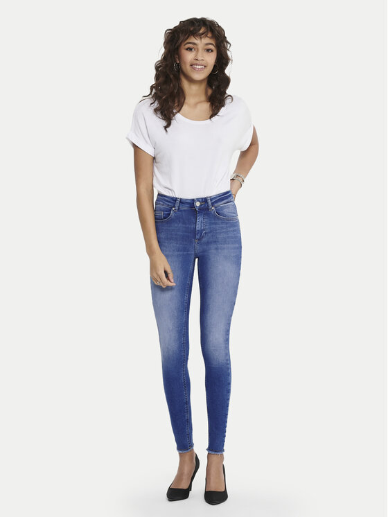ONLY ONLY Traperice Blush 15195681 Plava Skinny Fit