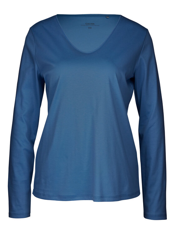 Calida Calida T-Shirt 15334 Granatowy Regular Fit