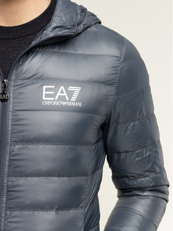 EA7 Emporio Armani EA7 Emporio Armani Vatovaná bunda 8NPB02 PN29Z 1977 Sivá Regular Fit