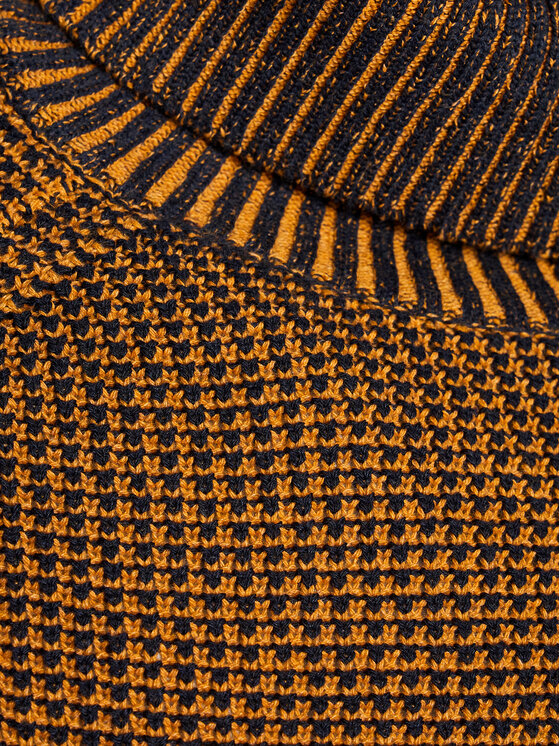INDICODE INDICODE Rollkragenpullover Alexavin 35-687 Braun Regular Fit
