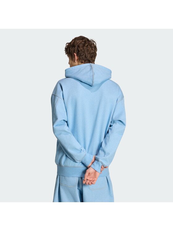 adidas adidas Bluza 165419 Niebieski jasny Loose Fit