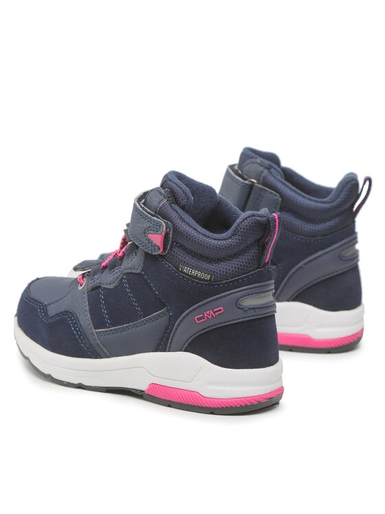 CMP CMP Sneakersy Kids Hadil Leather Wp Urban Shoes 3Q84524 Granatowy