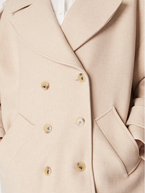 Ba&sh Ba&sh Cappotto di lana Monteau Tonio 1H22TONI Beige Oversize