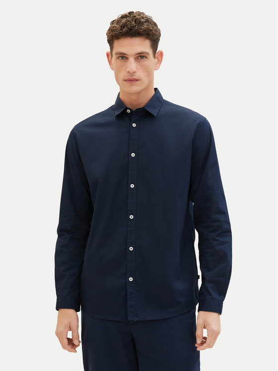 Tom Tailor Košeľa 1037435 Tmavomodrá Regular Fit
