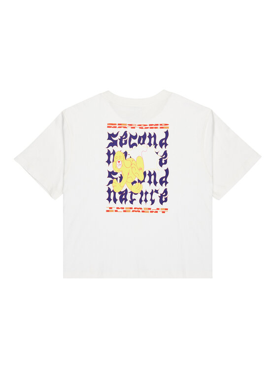Element Element T-shirt Second Nature W ELJZT00142 Bianco Relaxed Fit