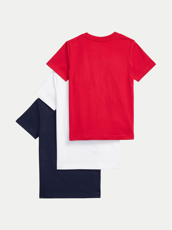 Polo Ralph Lauren Polo Ralph Lauren Set 3 tricouri 322884456001 Colorat Regular Fit