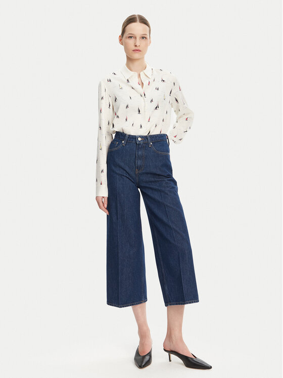 Tommy Hilfiger Tommy Hilfiger Džinsai WW0WW44360 Mėlyna Wide Leg