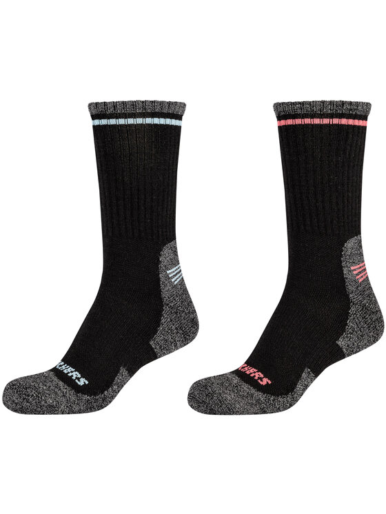 Skechers Skechers Calzini corti da uomo Skechers 2PPK Women Trail Wool Socks Rosa