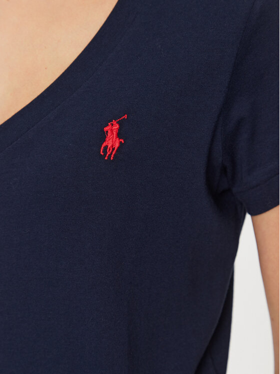 Polo Ralph Lauren Polo Ralph Lauren Marškinėliai 211902403002 Tamsiai mėlyna Regular Fit