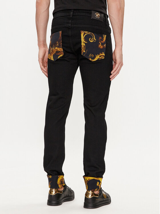 Versace Jeans Couture Versace Jeans Couture Traperice 76GAB5DM Crna Slim Fit
