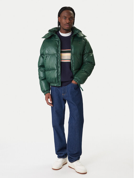 Lacoste Lacoste Pūkinė striukė BH5096 Žalia Regular Fit