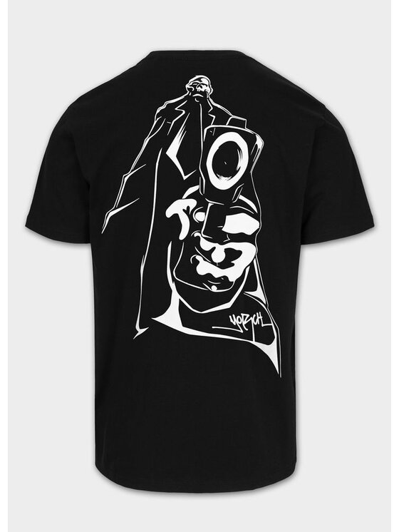 PITBULL PITBULL T-Shirt EL MUERTO Czarny Regular Fit