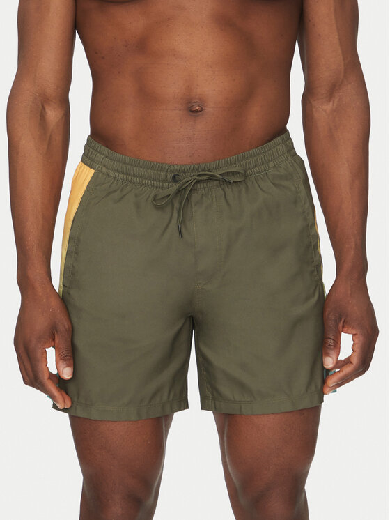 Quiksilver Quiksilver Шорти з тканини EQYJV04136 Зелений Regular Fit