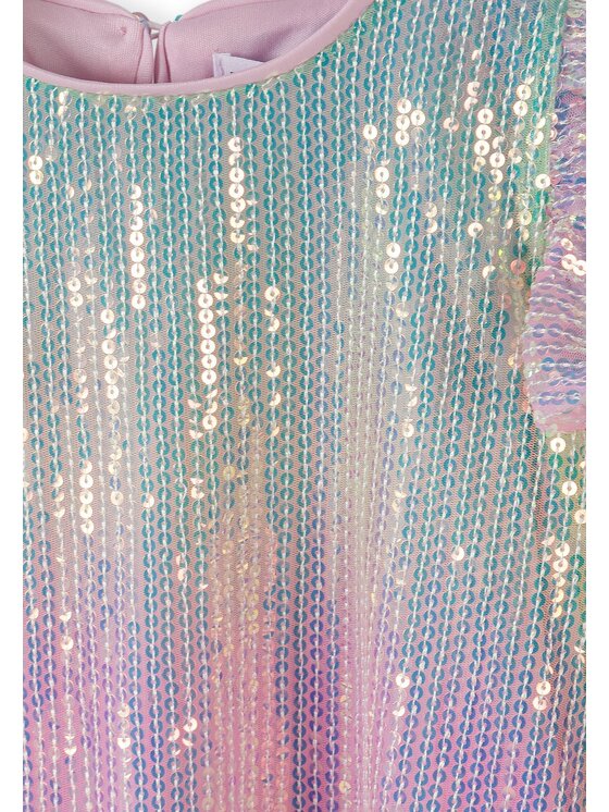 minoti minoti Sukienka elegancka 32DRESS150 Różowy Regular Fit