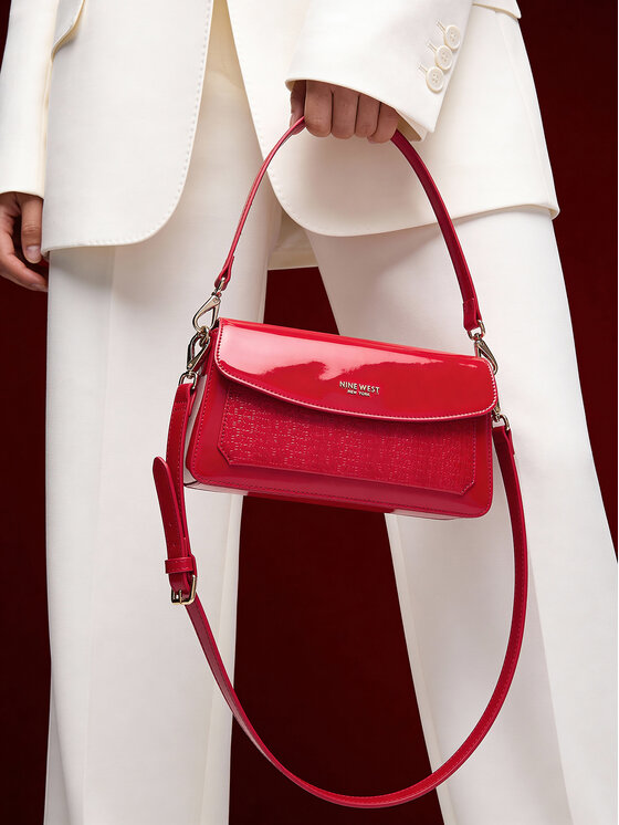 Nine West Nine West Ročna torba CEO-MISSISIPI-GLAR0 Rdeča