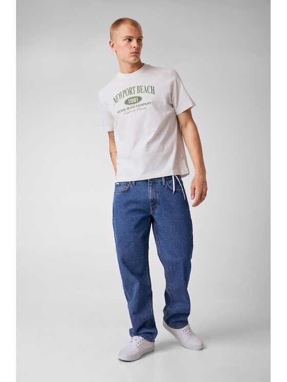 Guess Guess T-Shirt 183247 Bílá Classic Fit