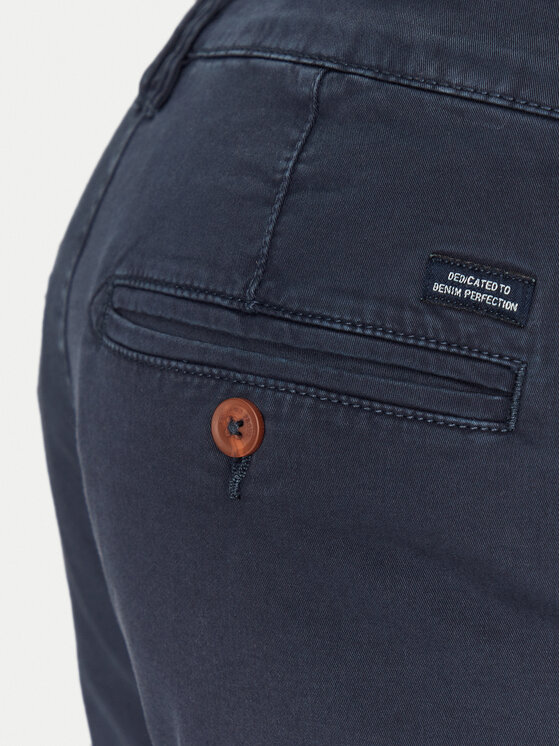 Blend Blend Šortky z materiálu 20717939 Tmavomodrá Regular Fit