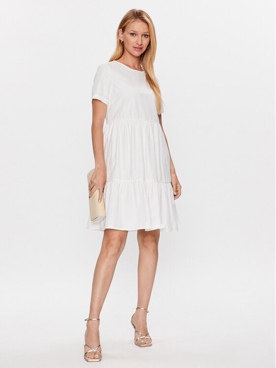 Noisy May Noisy May Kleid für den Alltag Loone 27025216 Weiß Relaxed Fit