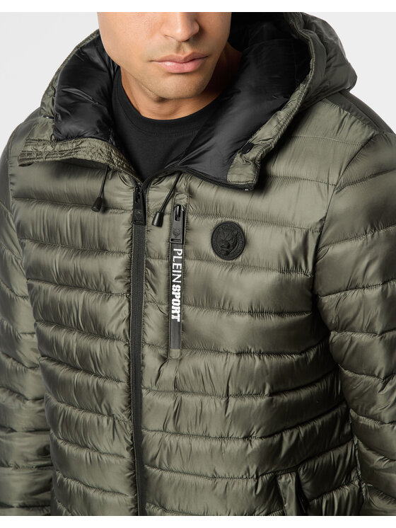 Plein Sport Plein Sport Giubbotto piumino 24009 Verde Regular Fit