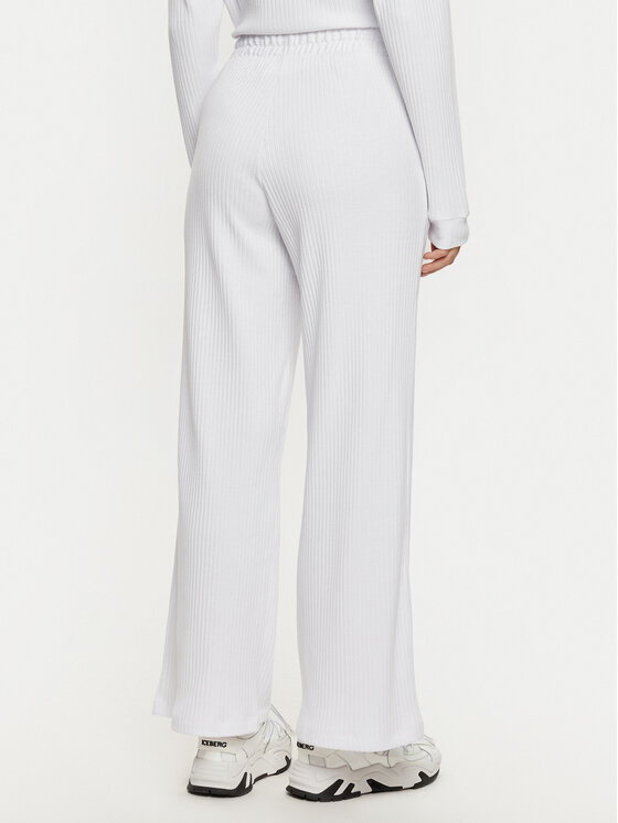 Tommy Hilfiger Tommy Hilfiger Donji dio trenerke UW0UW05577 Bijela Relaxed Fit