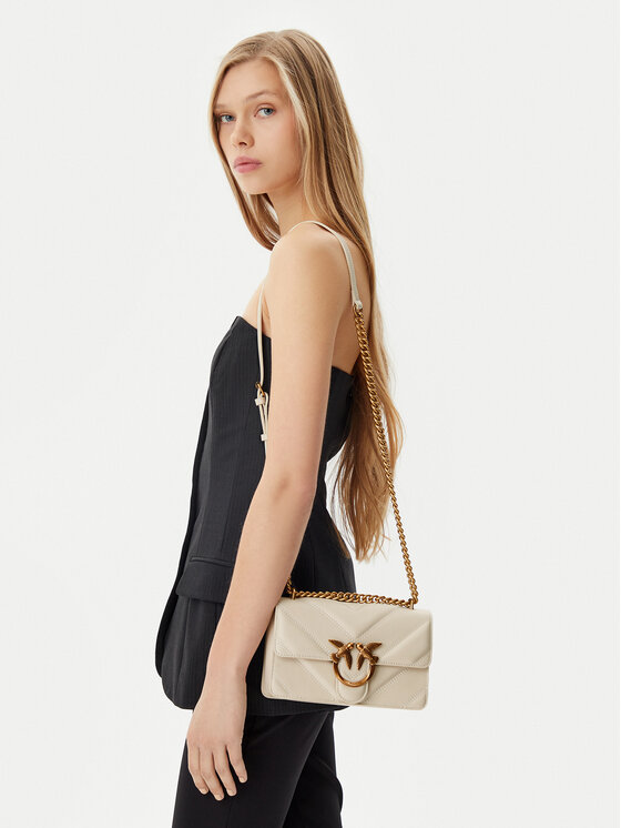 PINKO PINKO Rankinė Love One Mini Light 104550 A26Z Écru